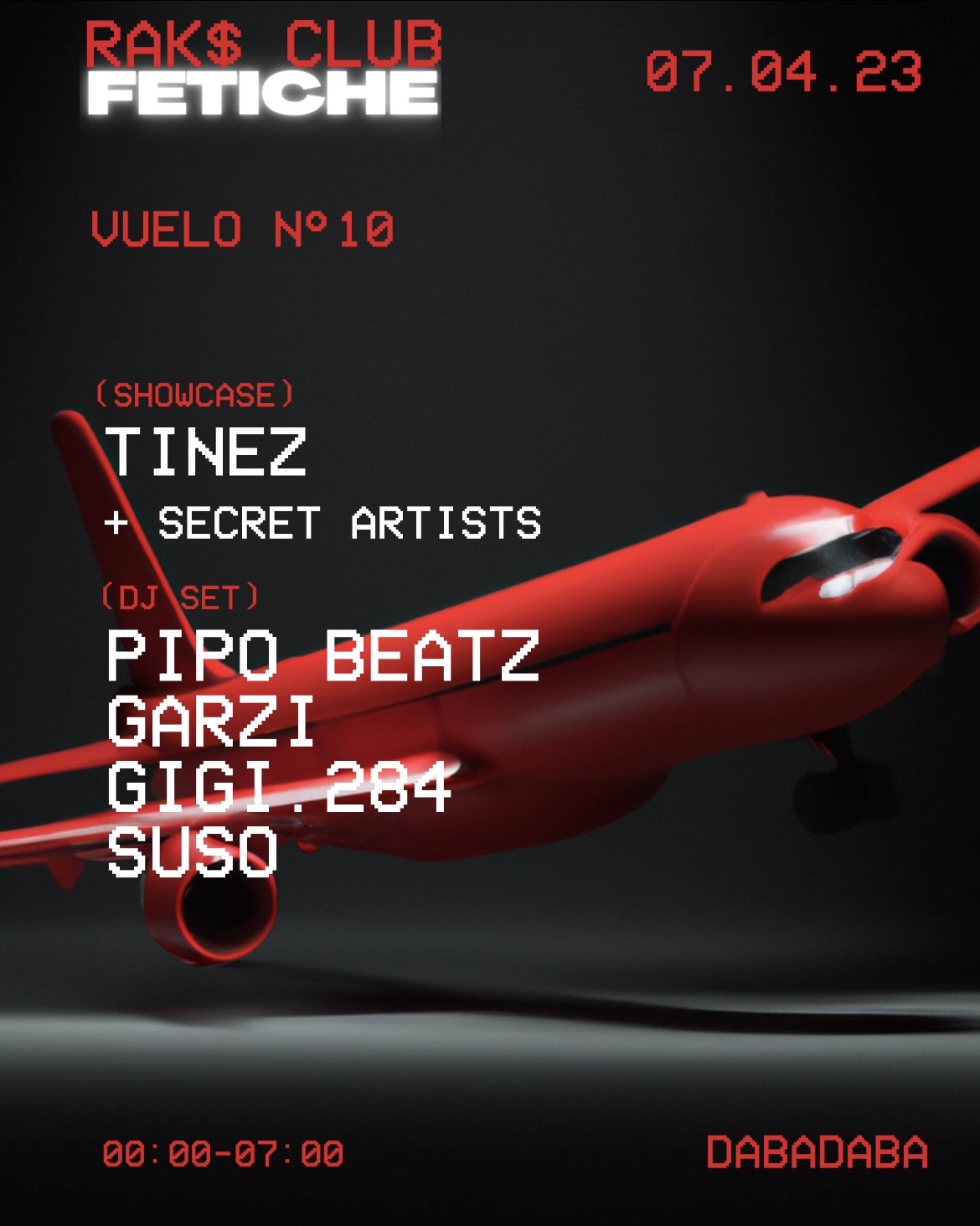 RAK$ CLUB N10: Tinez + Pipo Beatz + Garzi + GIGI.284 + Suso