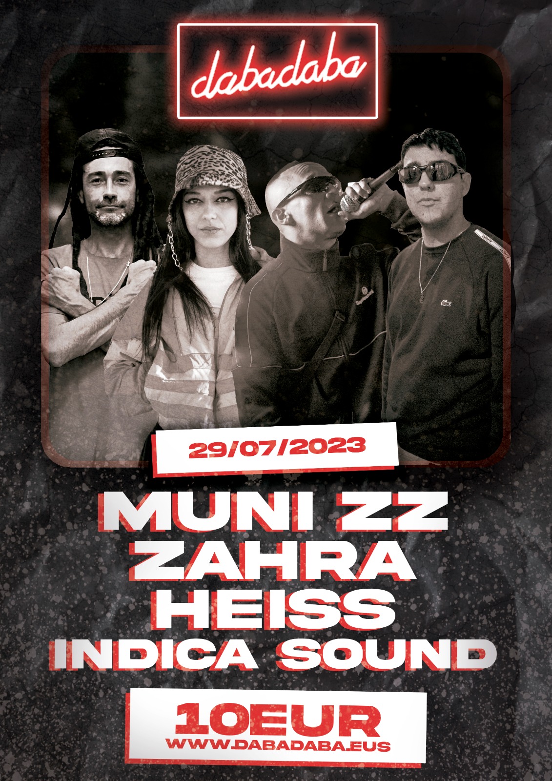 CANCELADO -- MuniZZ + Zahra Moreno + Heiss + Indica Sound