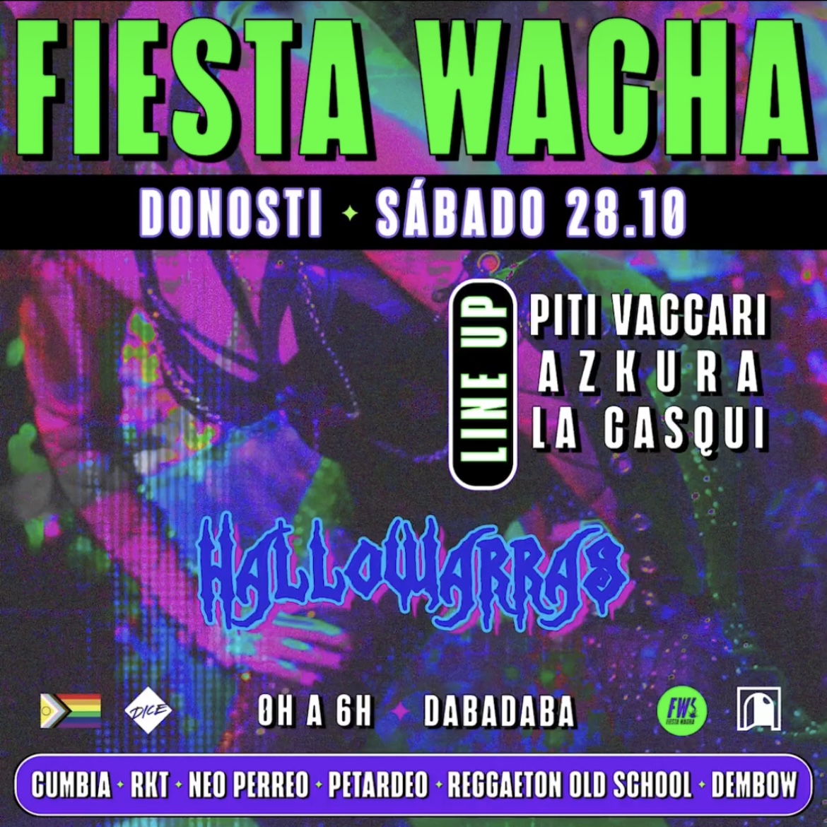 Fiesta Wacha: Piti Vaccari + Azkura + La Casqui