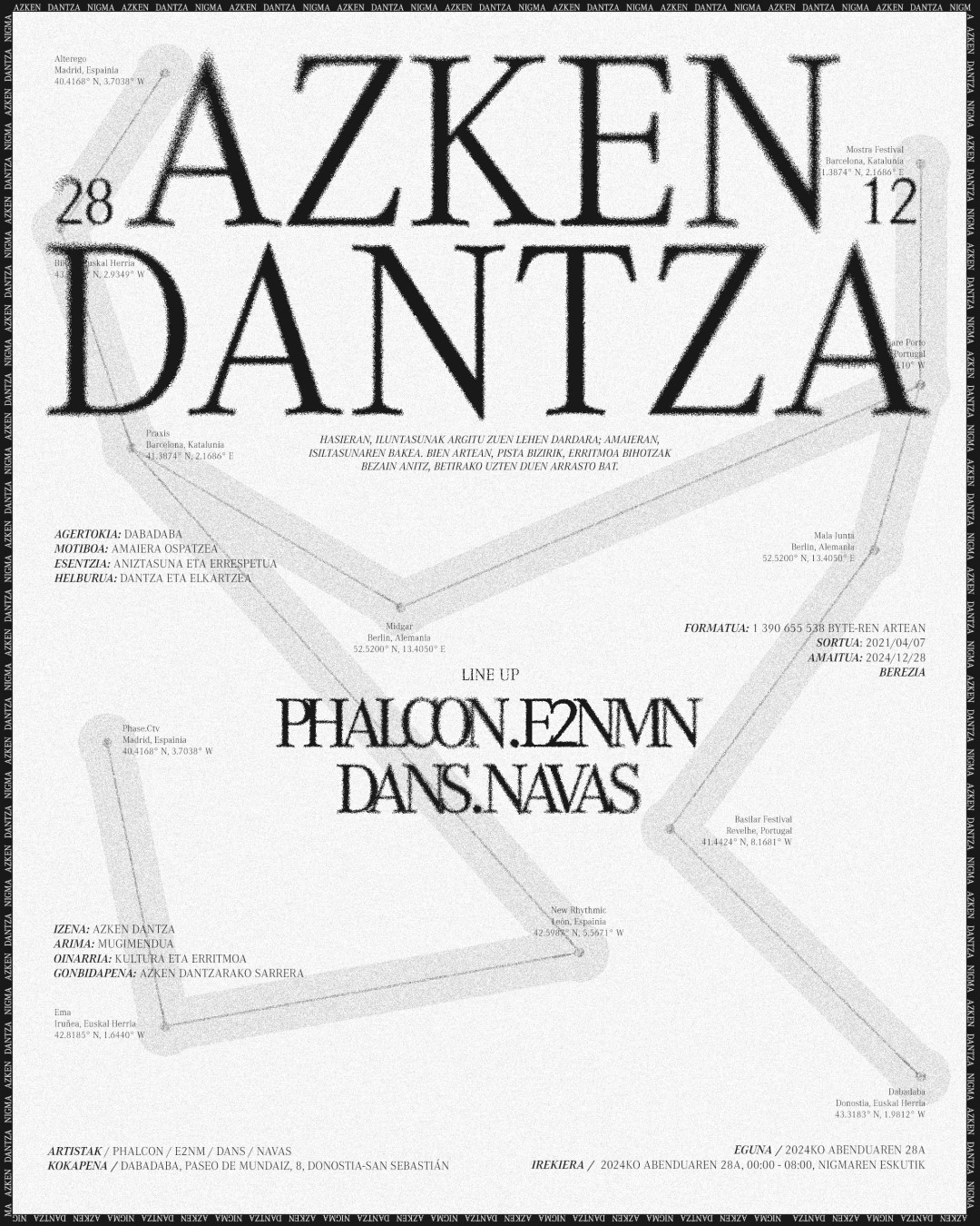 Nigma: azken dantza (Phalcon + E2NMN + Dans + Navas)