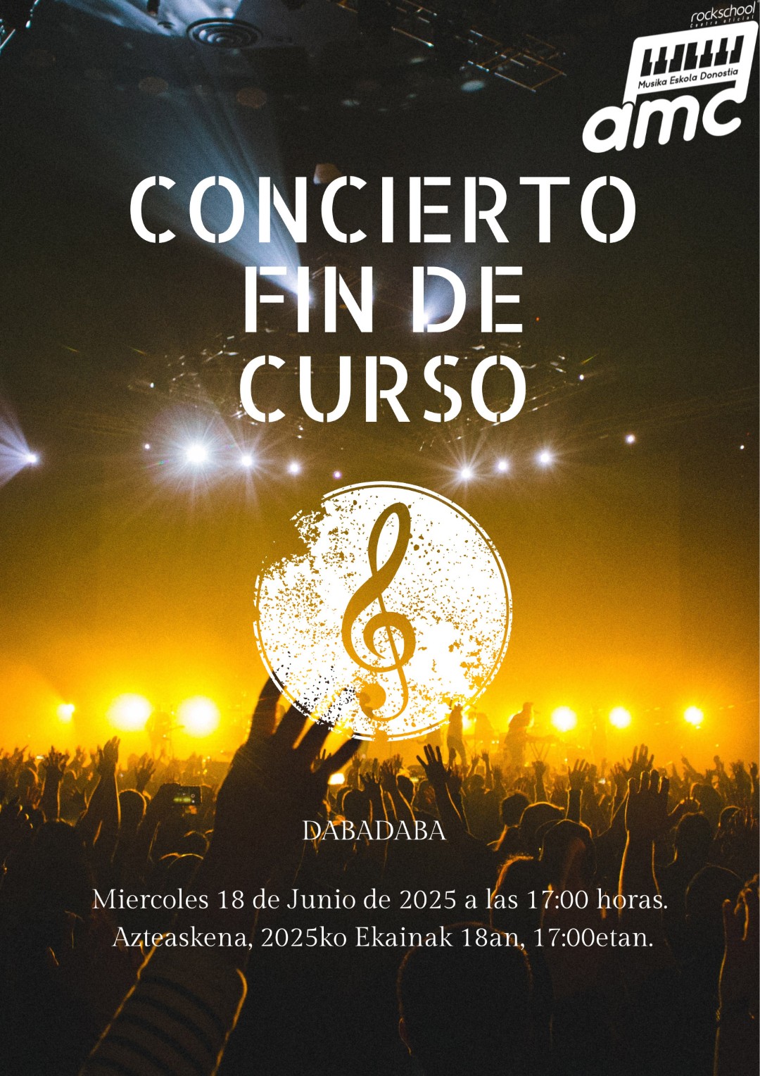 AMC Musika Eskola: fin de curso