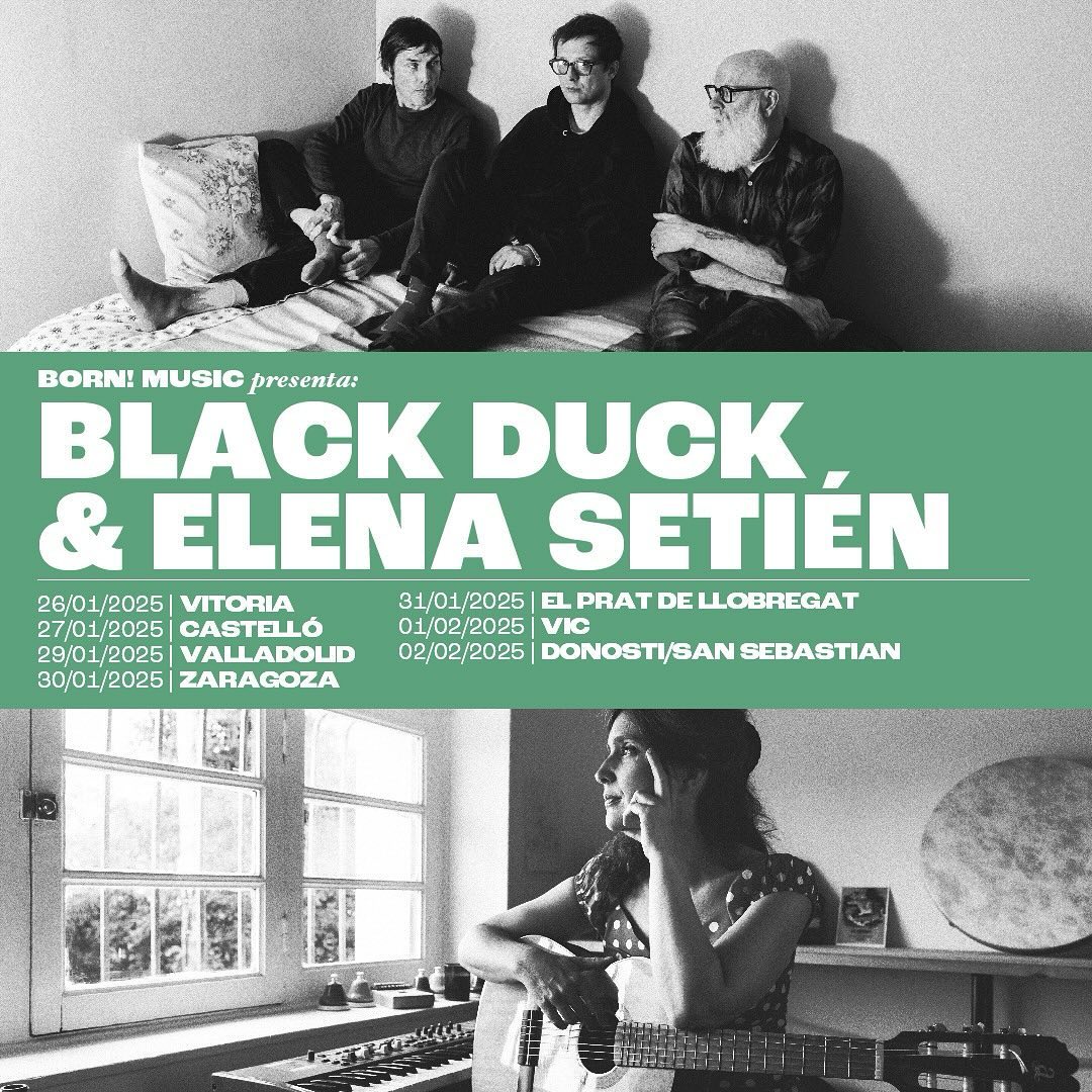Black Duck (con miembros de Tortoise) + Elena Setién (Thrill Jockey)