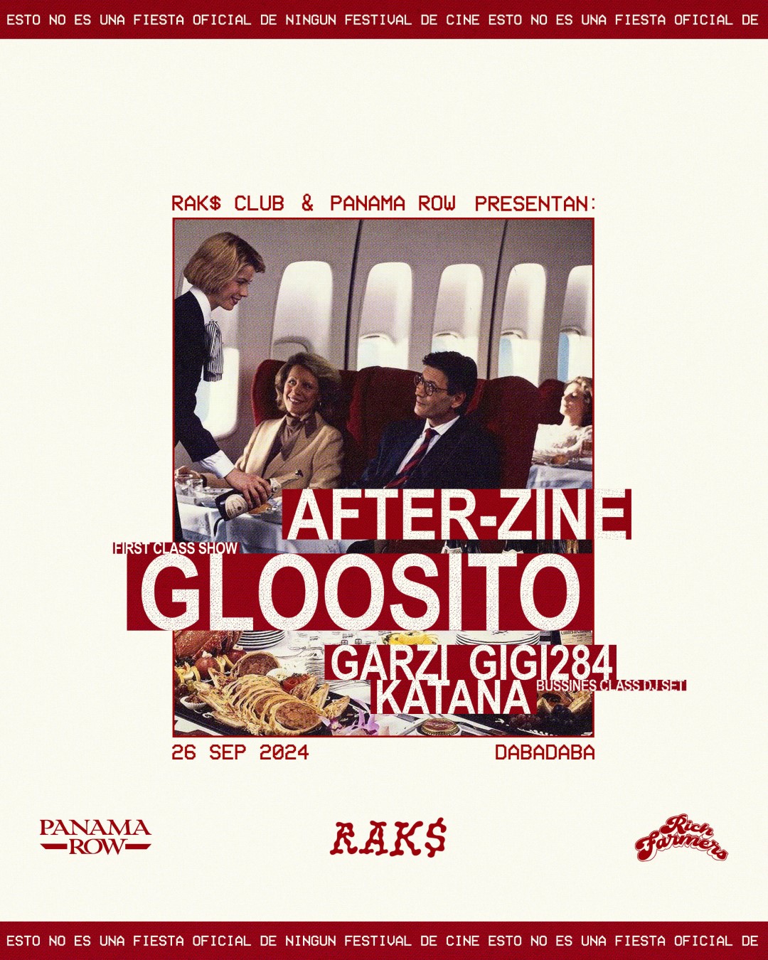 RAK$ CLUB & PANAMA ROW presentan: GLOOSITO en AFTER-ZINE 🍿