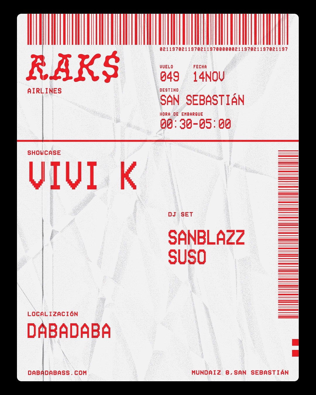 CANCELADO -  Rak$ Club Vuelo Nº49 - CANCELADO