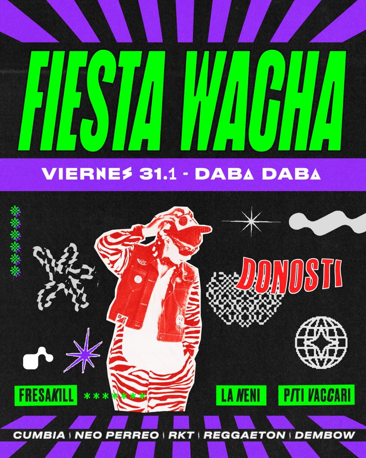 DBDB x Fiesta Wacha: La Neni + Piti Vaccari + Fresakill