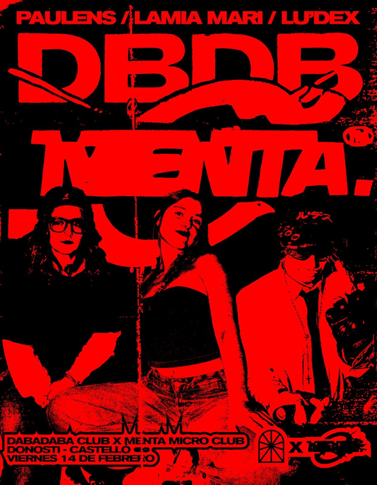 Micro Menta Club: Paulens + Lu´dex + LaMia Mari