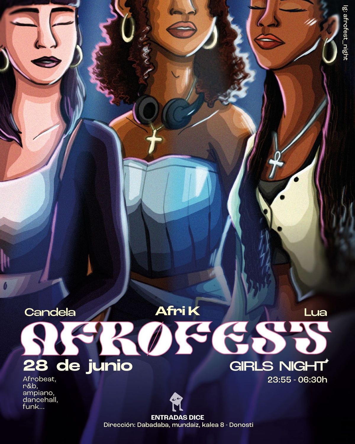 Afro Fest Girls Night: Candela + Afri K + Lua