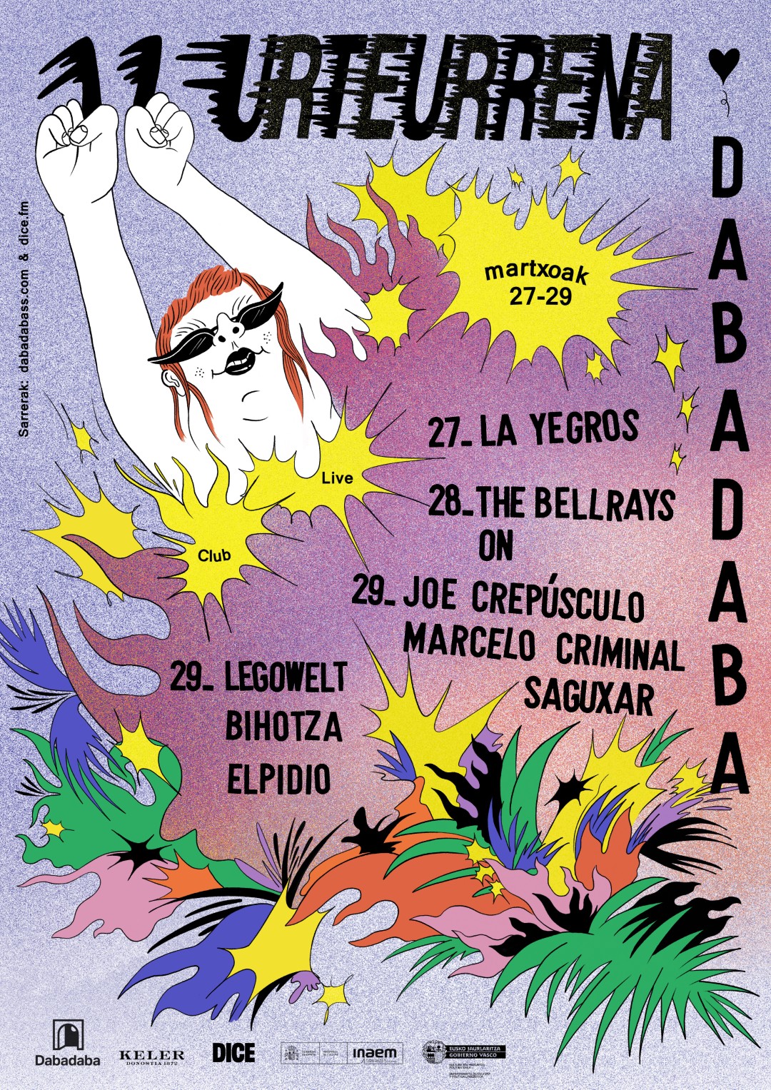 11. Urteurrena DBDB: Legowelt + Bihotza + Elpidio