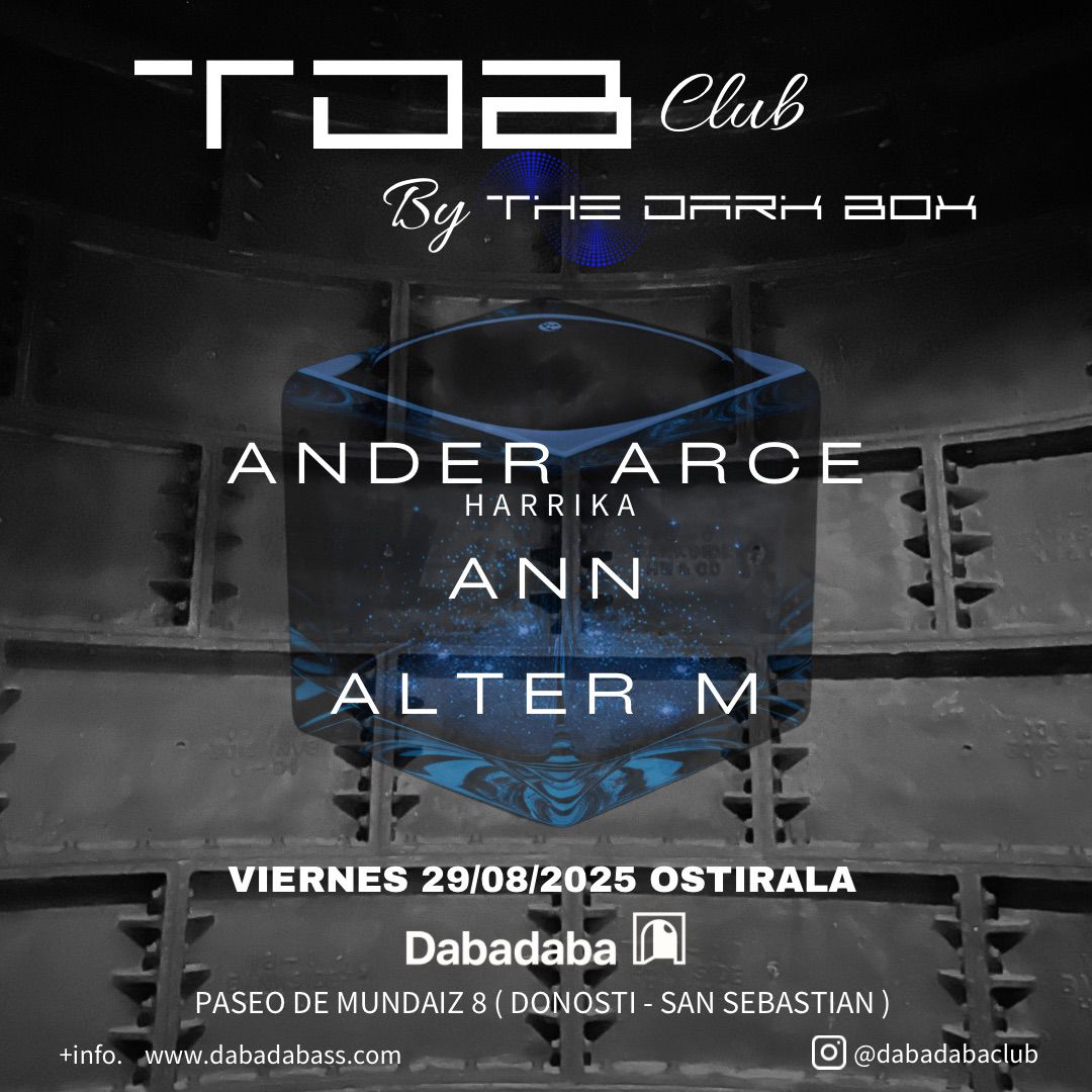 TDB Club by The Dark Box: Ander Arce + Ann + Alter M