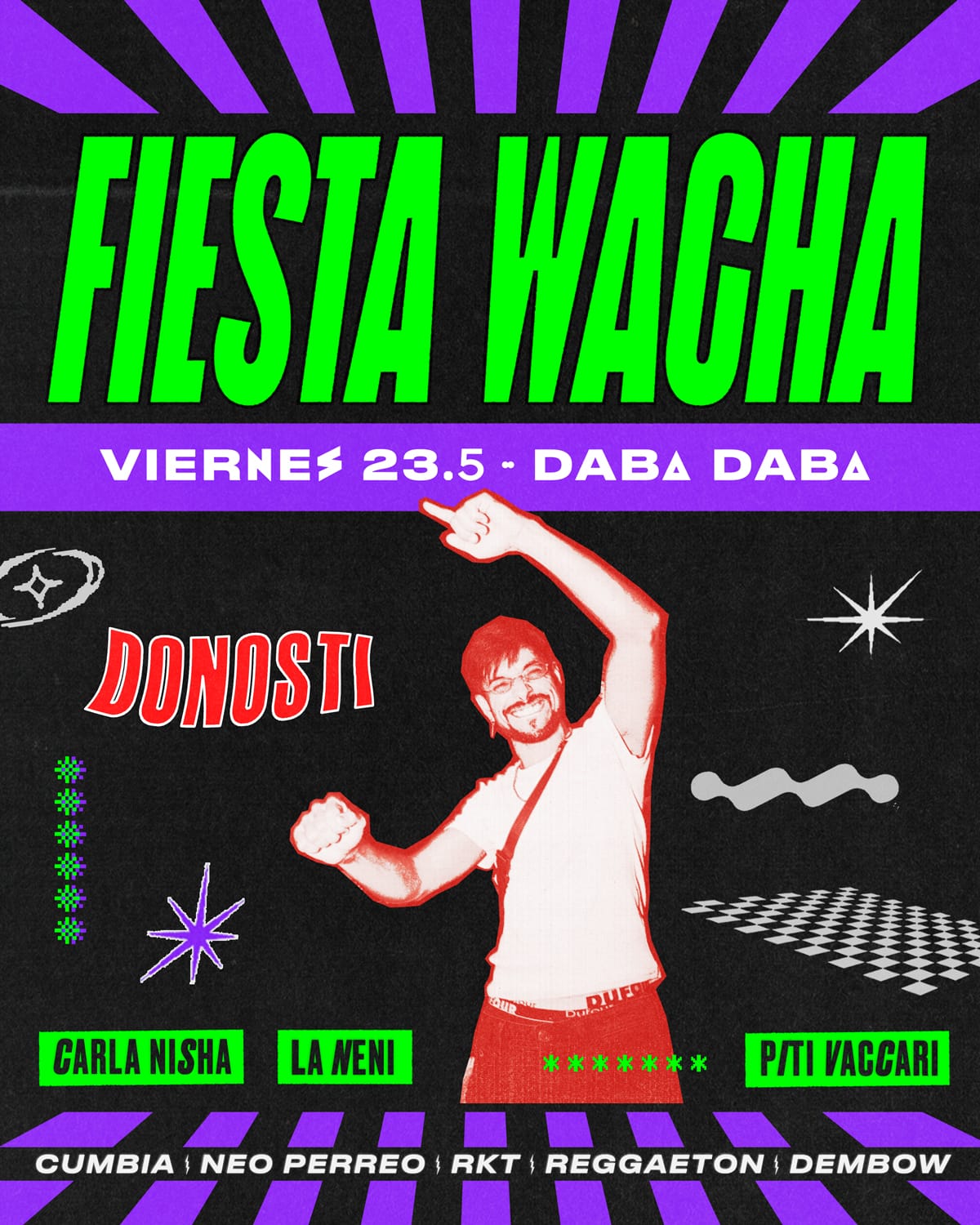 Fiesta Wacha: Carla Nisha + La neni + Piti Vaccari