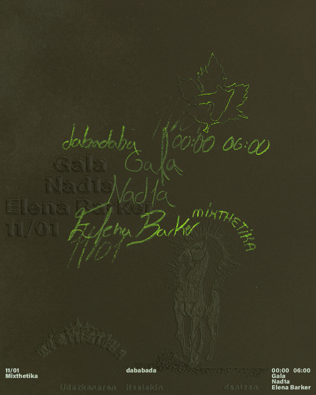 Mixthetika: Gala + Nad1a + Elena Barker