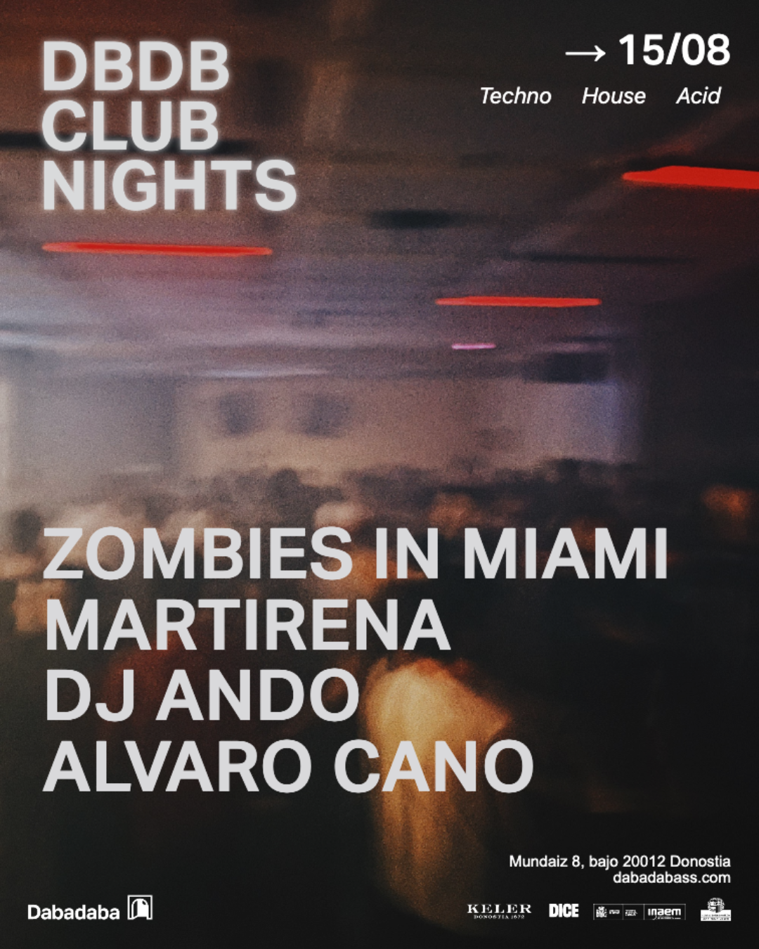 Zombies in Miami + Martir3na + DJ Ando + Álvaro Cano