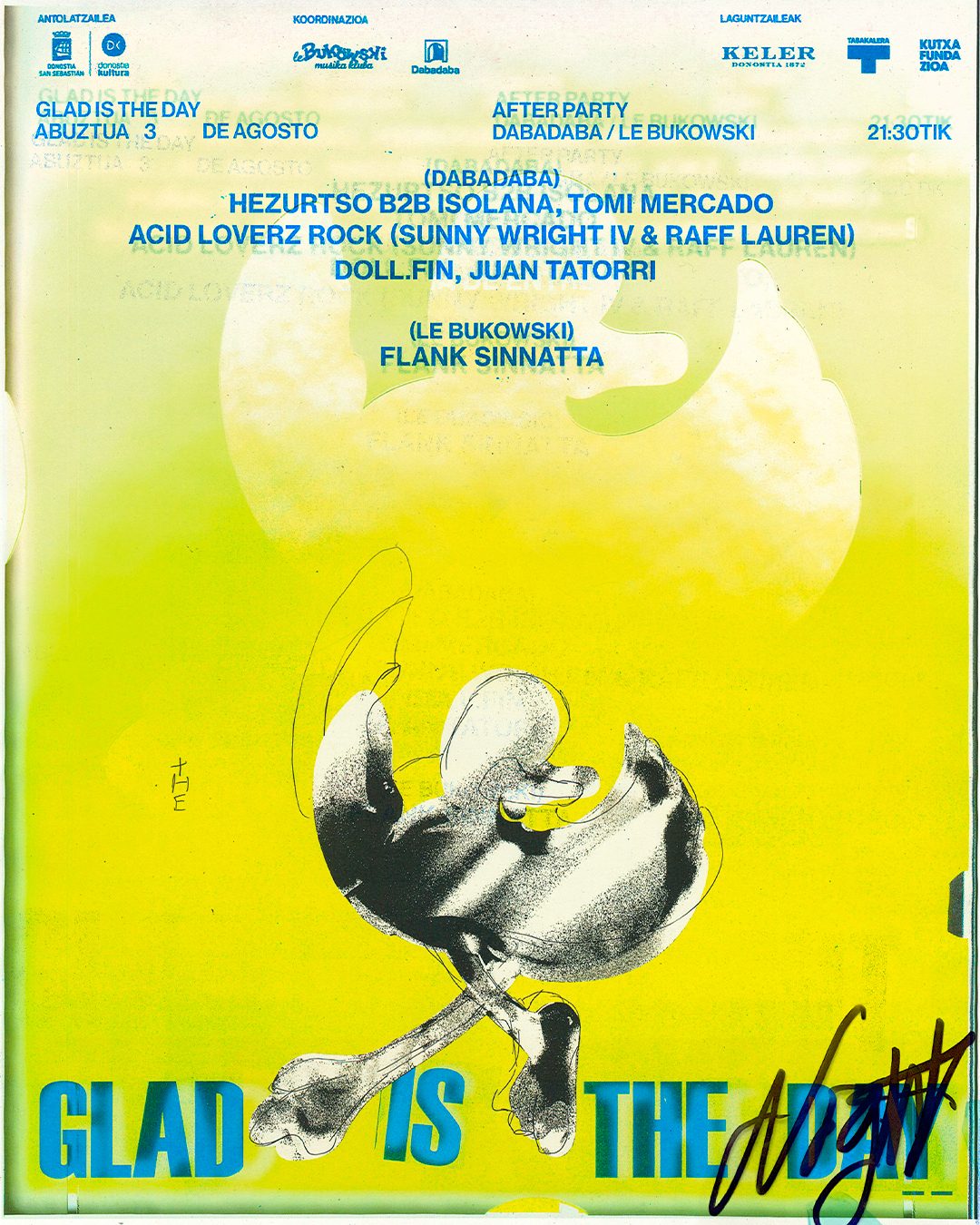 Glad is The Night - Afterparty: Acid Loverz Rock (Sunny Wright IV & Raff Lauren) + Tomi Mercado + DOLL.fin + Juan TaTorri + Hezurtso b2b isolana