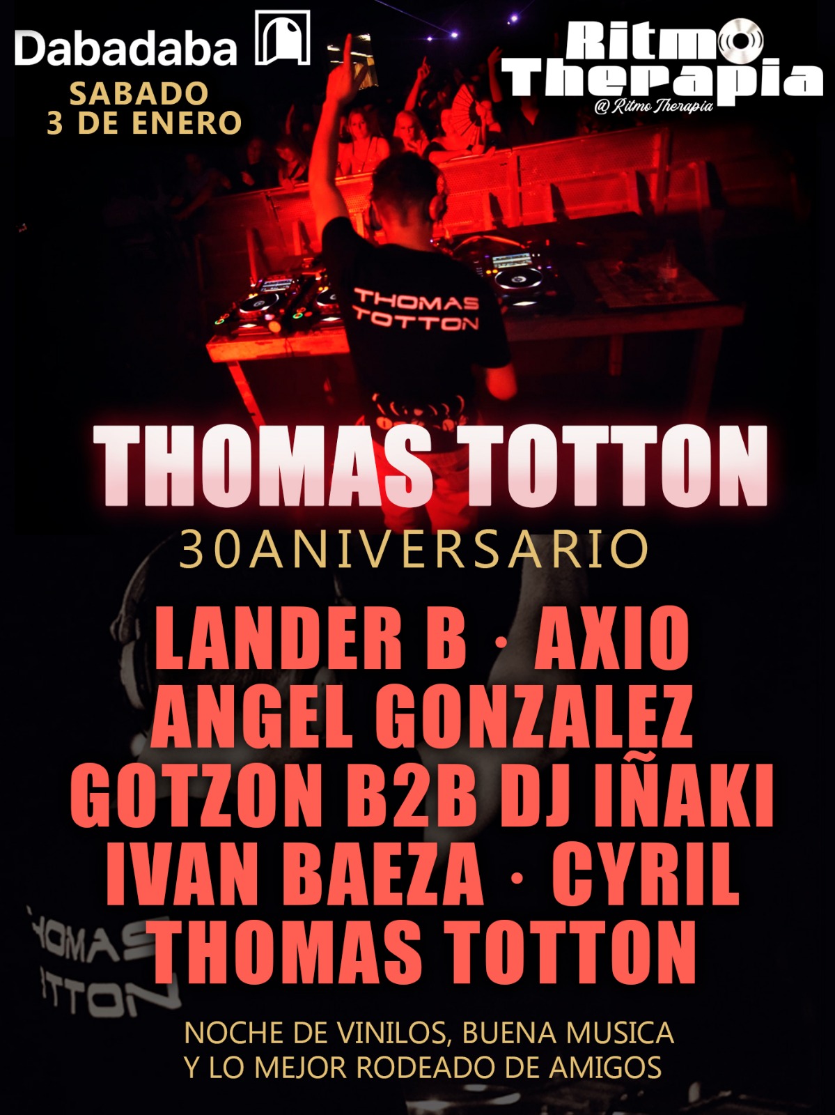 30 aniversario Thomas Totton ITZELA COLORS