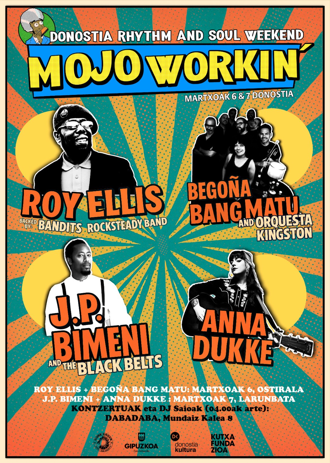 Mojo Workin': J.P Bimeni + Anna Duke + allnighter