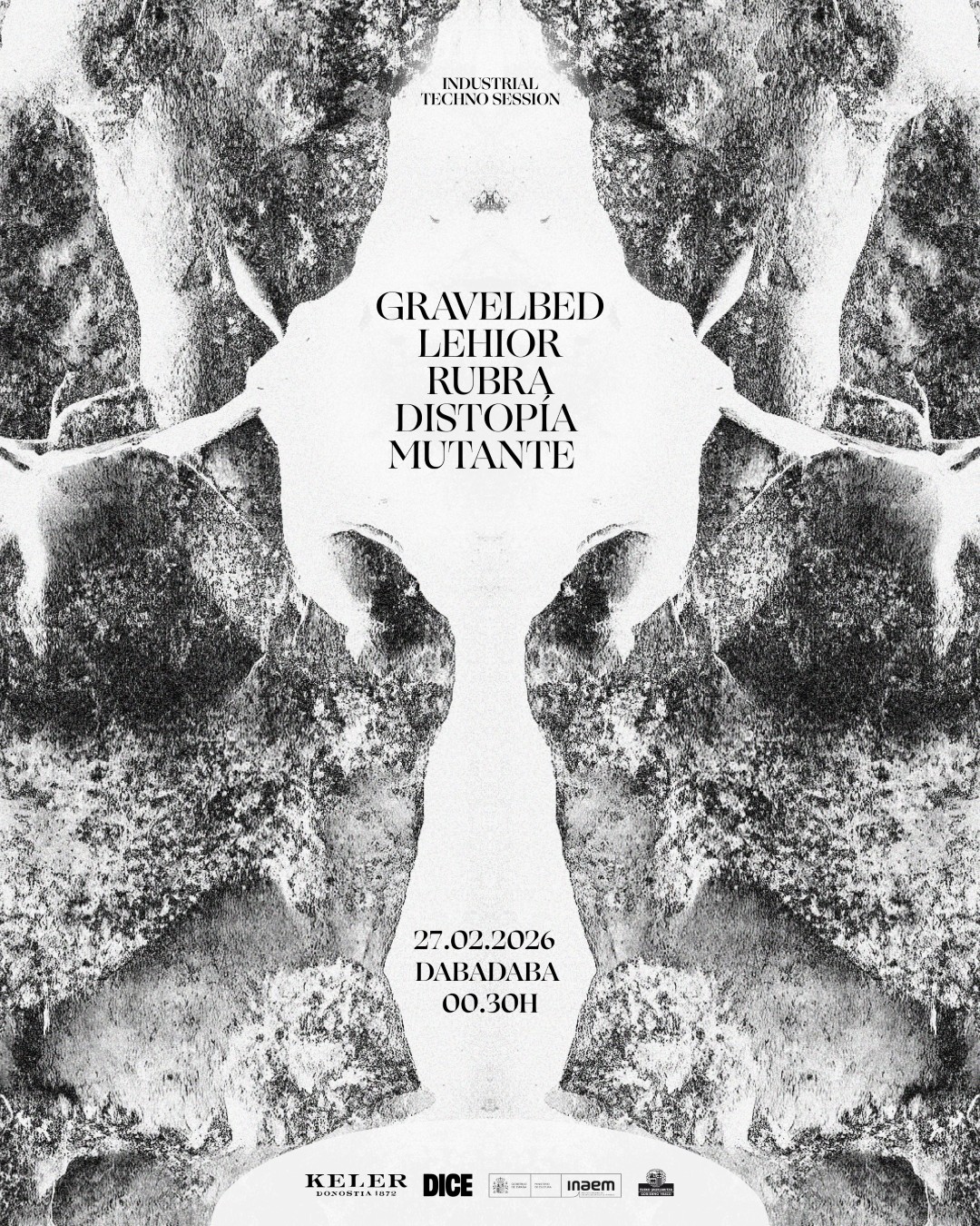 Gravelbed (live) + Distopía Mutante Djs + Lehior + Rubra