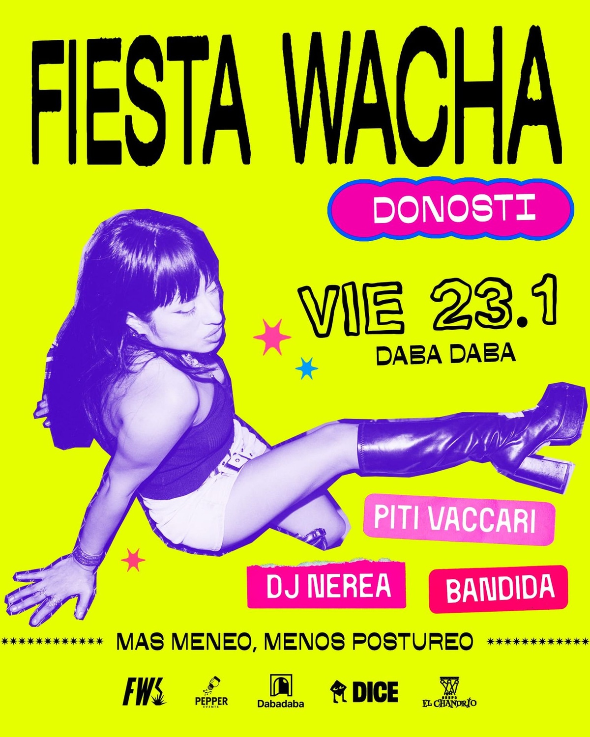 Fiesta Wacha: Dj Nerea + Bandida + Piti Vaccari