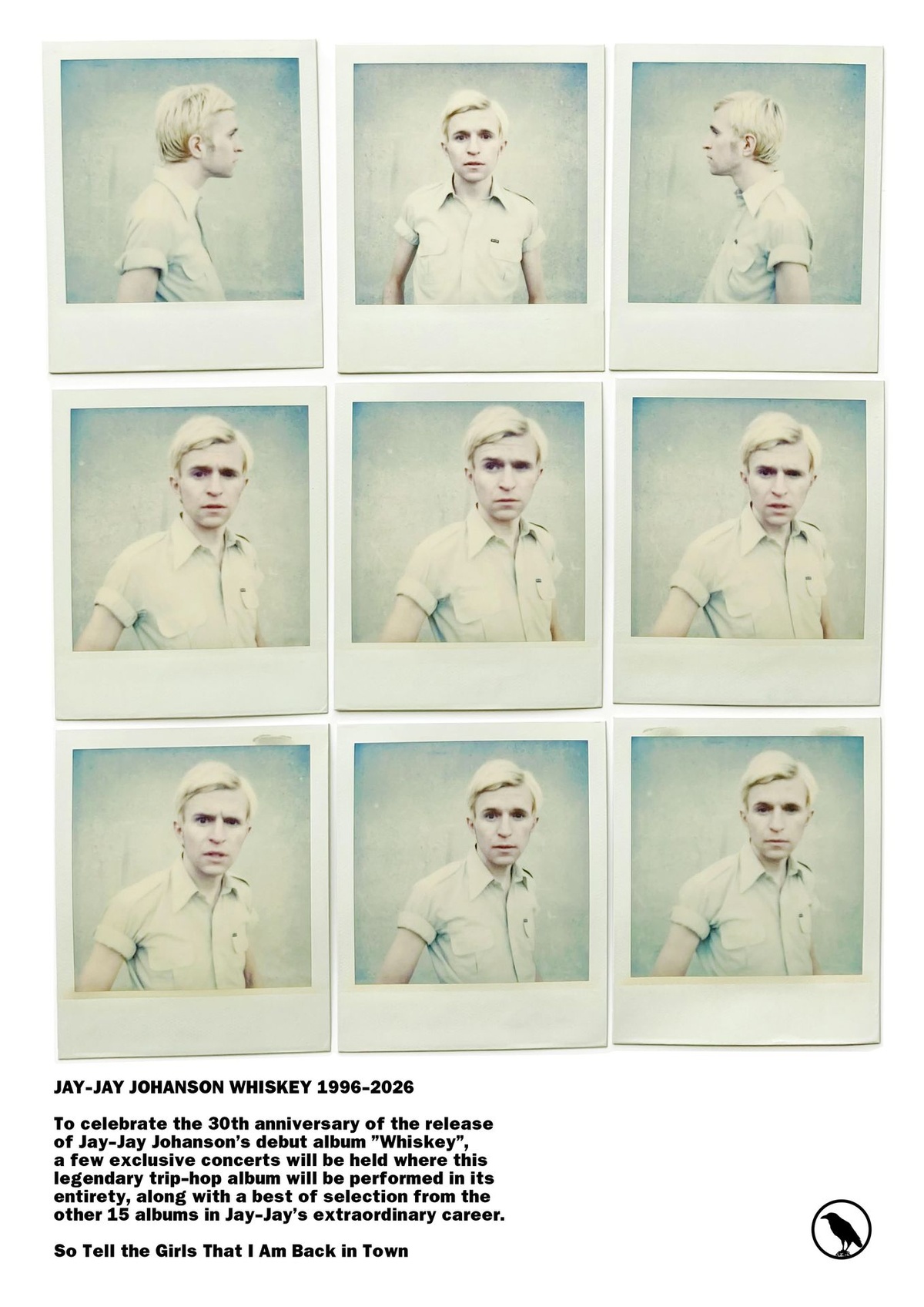 Jay-Jay Johanson - Whiskey 1996-2026 @ Kafe Antzokia, Bilbao