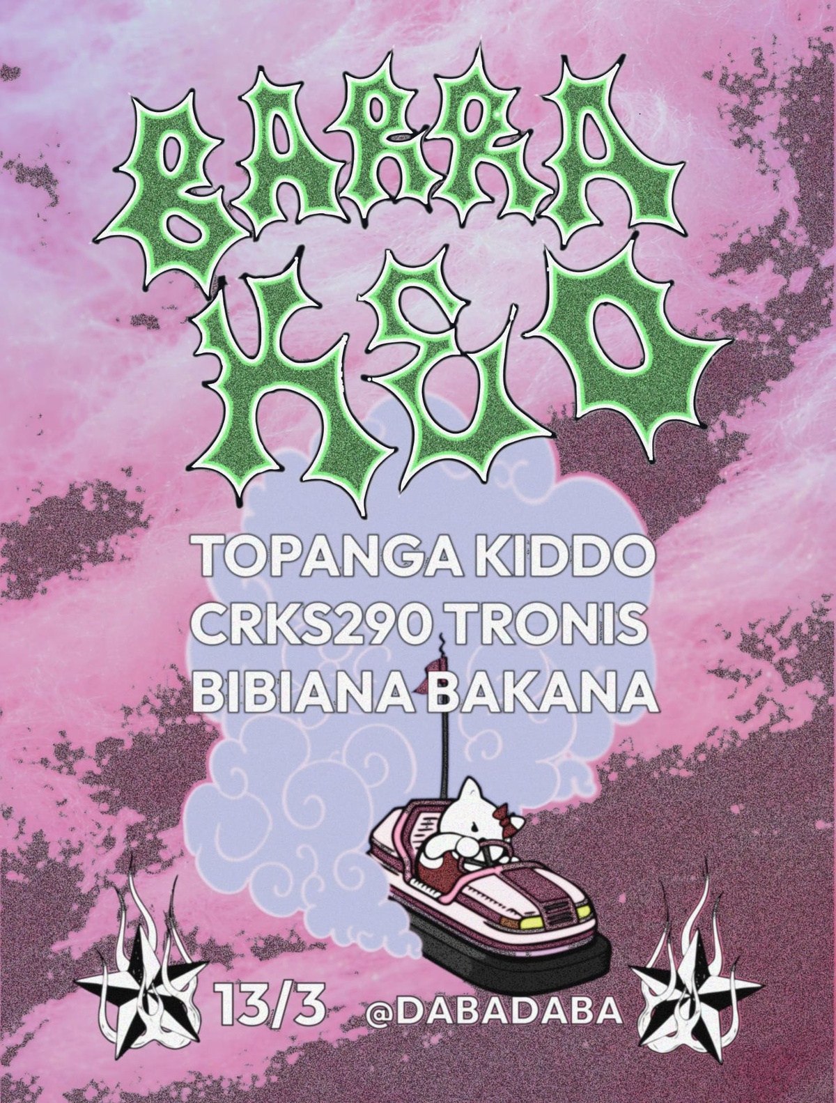 Barrakeo: Topanga Kiddo +CRKS290 +Tronis + Bibiana Bakana