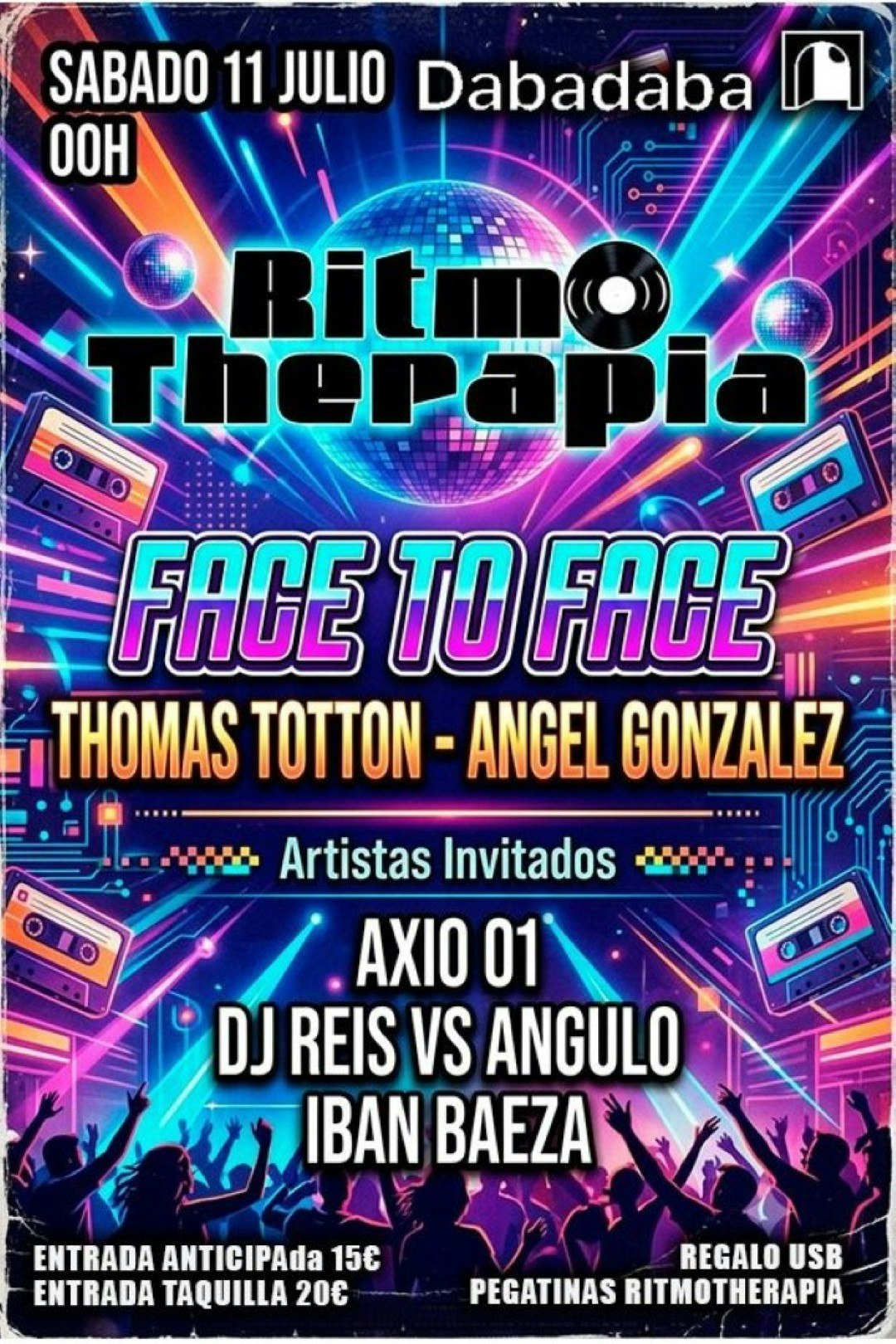 Ritmo Therapia: Thomas Totton + Angel González + Axio 01 + Dj Reis vs Angulo + Iban Baeza