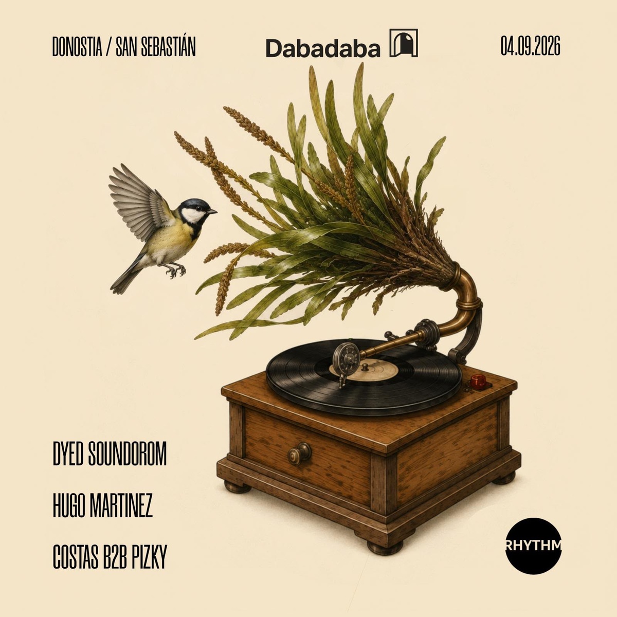 Rhythm Point: Dyed soundorom + Costas B2B Pizky + Hugo Martínez