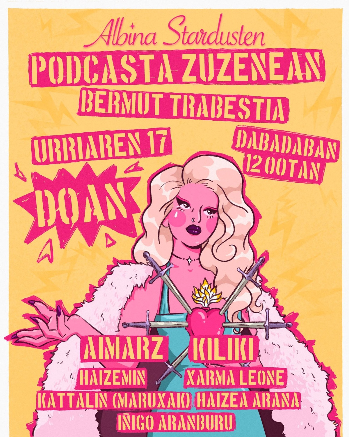 Podcasta Zuzenean - Albina Stardusten Bermut Trabestia