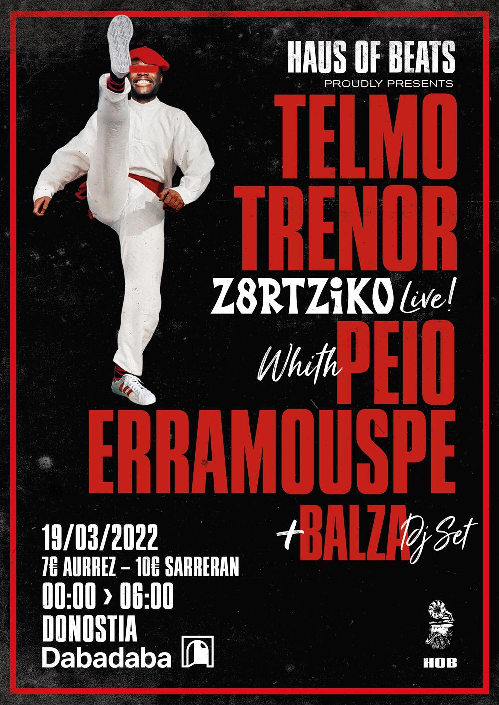 Telmo Trenor (live) + Balza + Peio Erramouspe