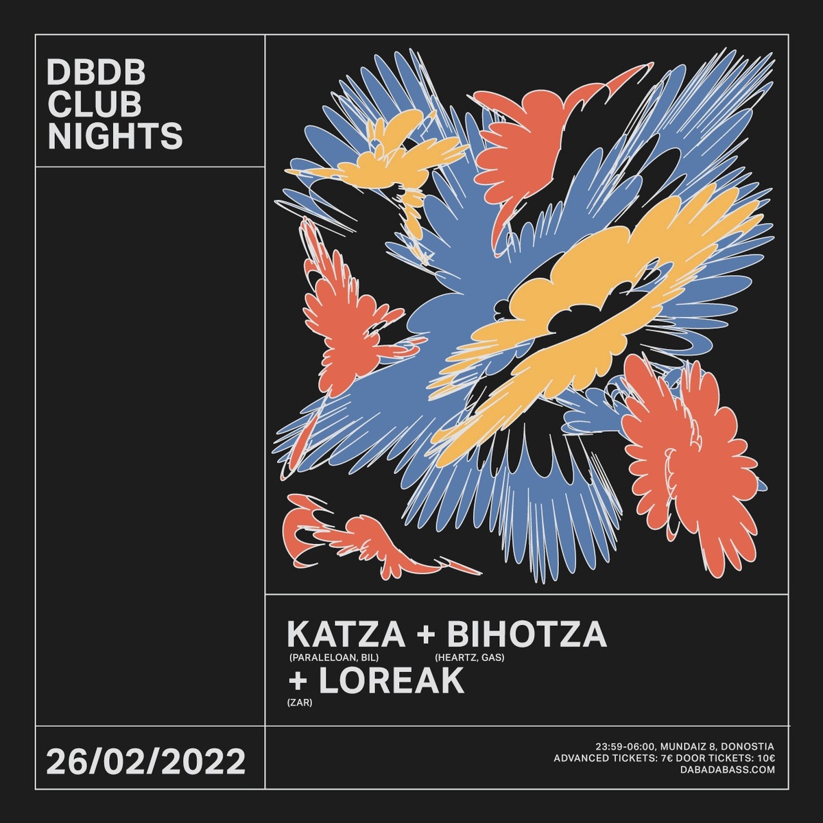 DBDB Club Nights: Katza + Bihotza + Loreak