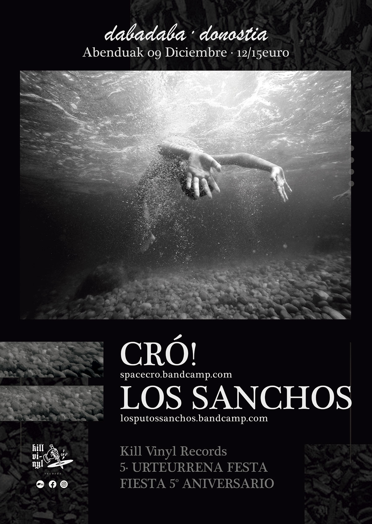 Kill Vinyl Records! 5 Aniversario: Cró + Los Sanchos