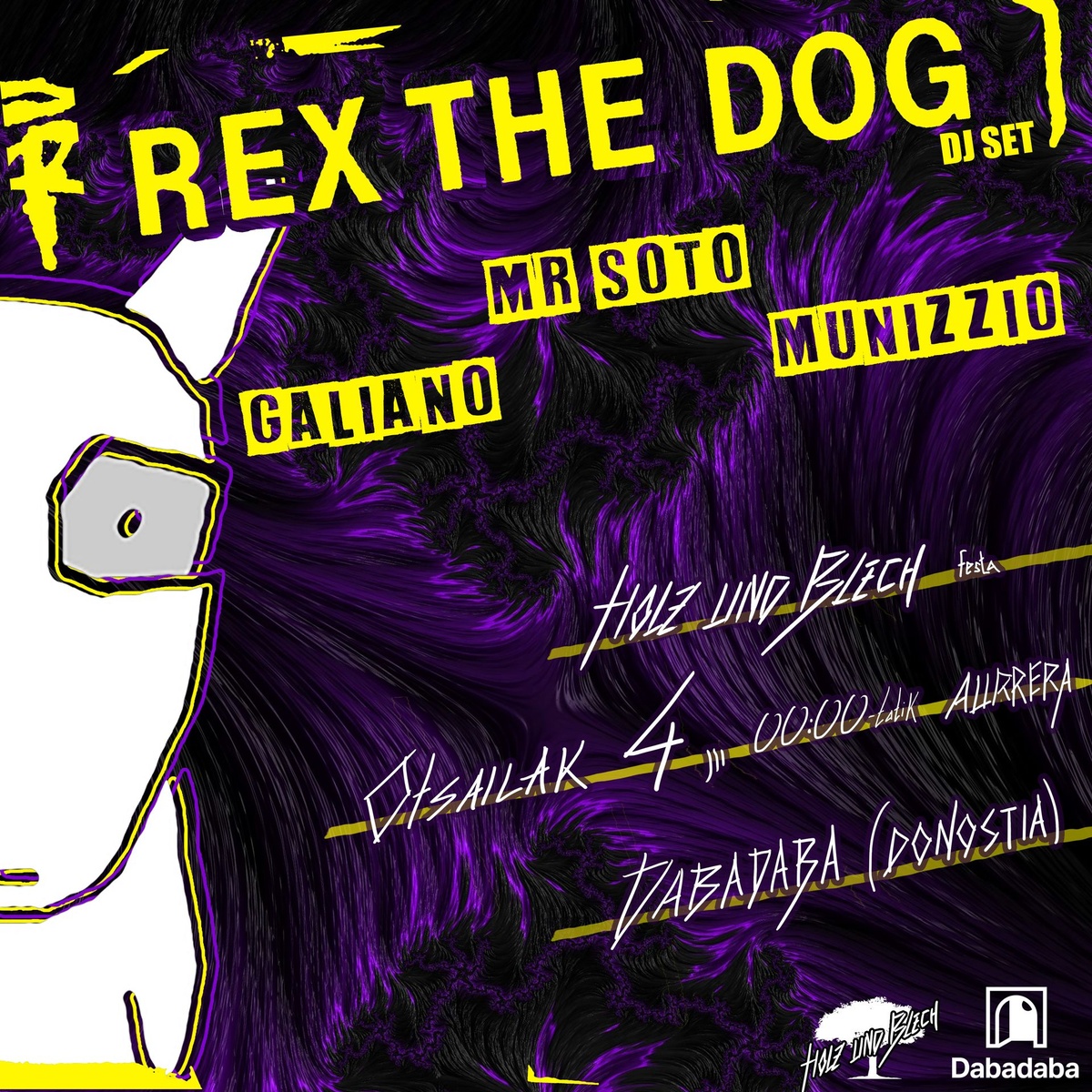 Holz Und Blech Festa: Rex The Dog + Galiano + Mr Soto + Munizzio